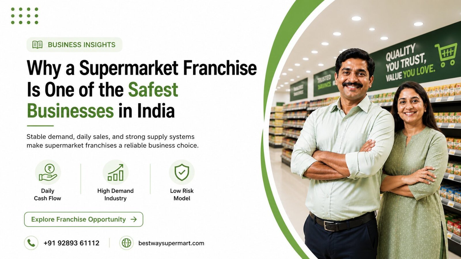 Why a Supermarket Franchise Is One of the Safest Businesses in India