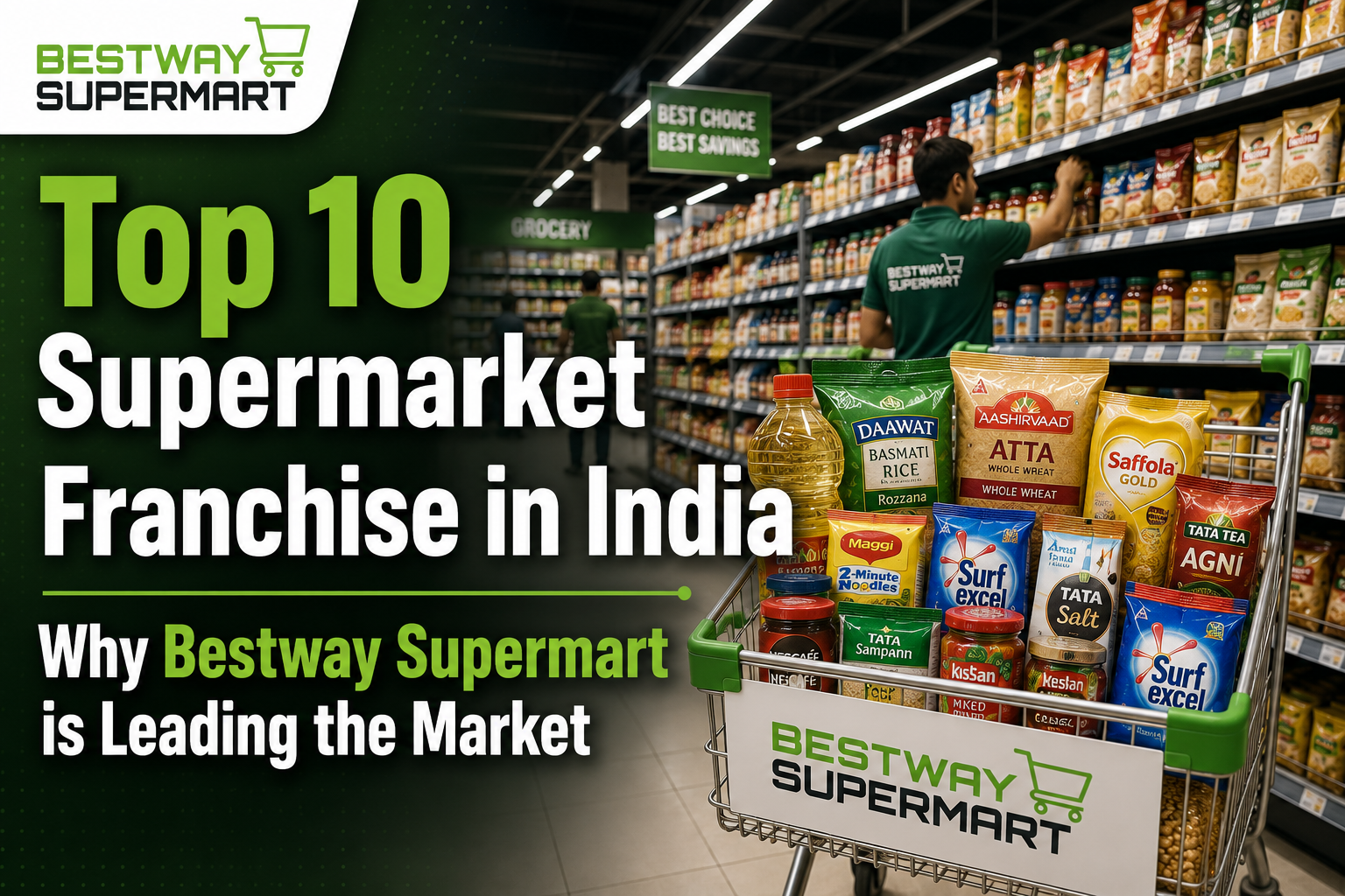Top 10 Supermarket Franchise in India – Why Bestway Supermart is Leading the Market