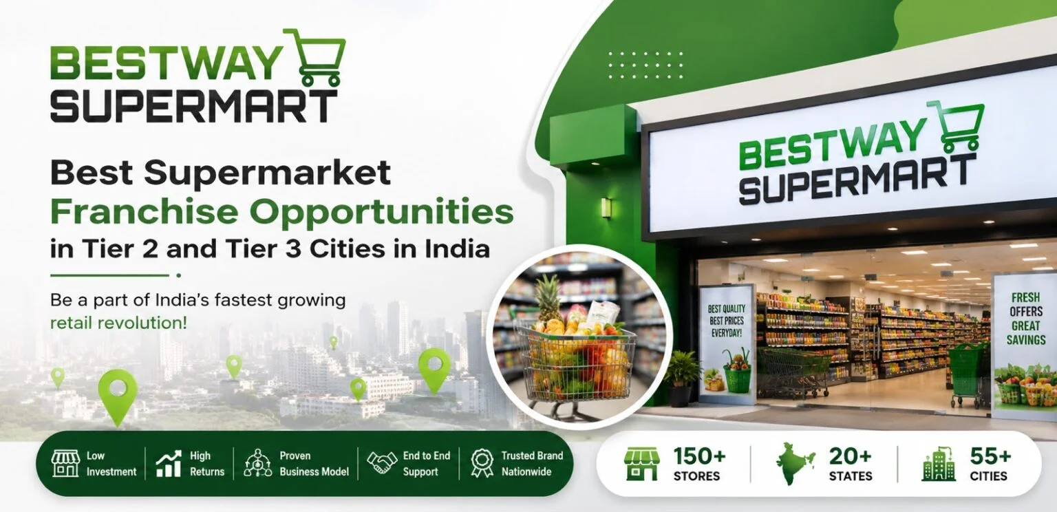 Best Supermarket Franchise Opportunities in Tier 2 and Tier 3 Cities in India