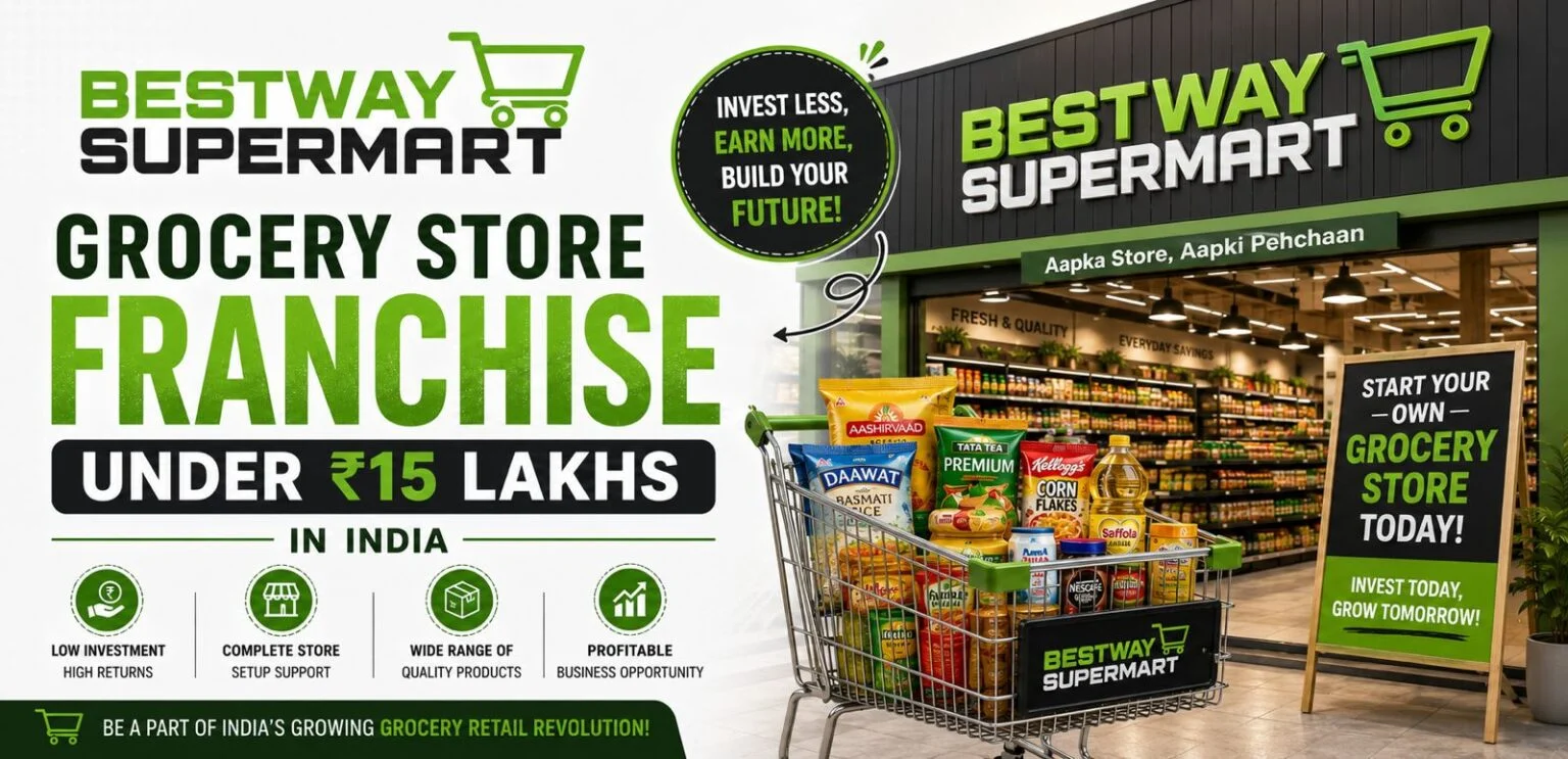 Grocery Store Franchise Under ₹15 Lakhs in India