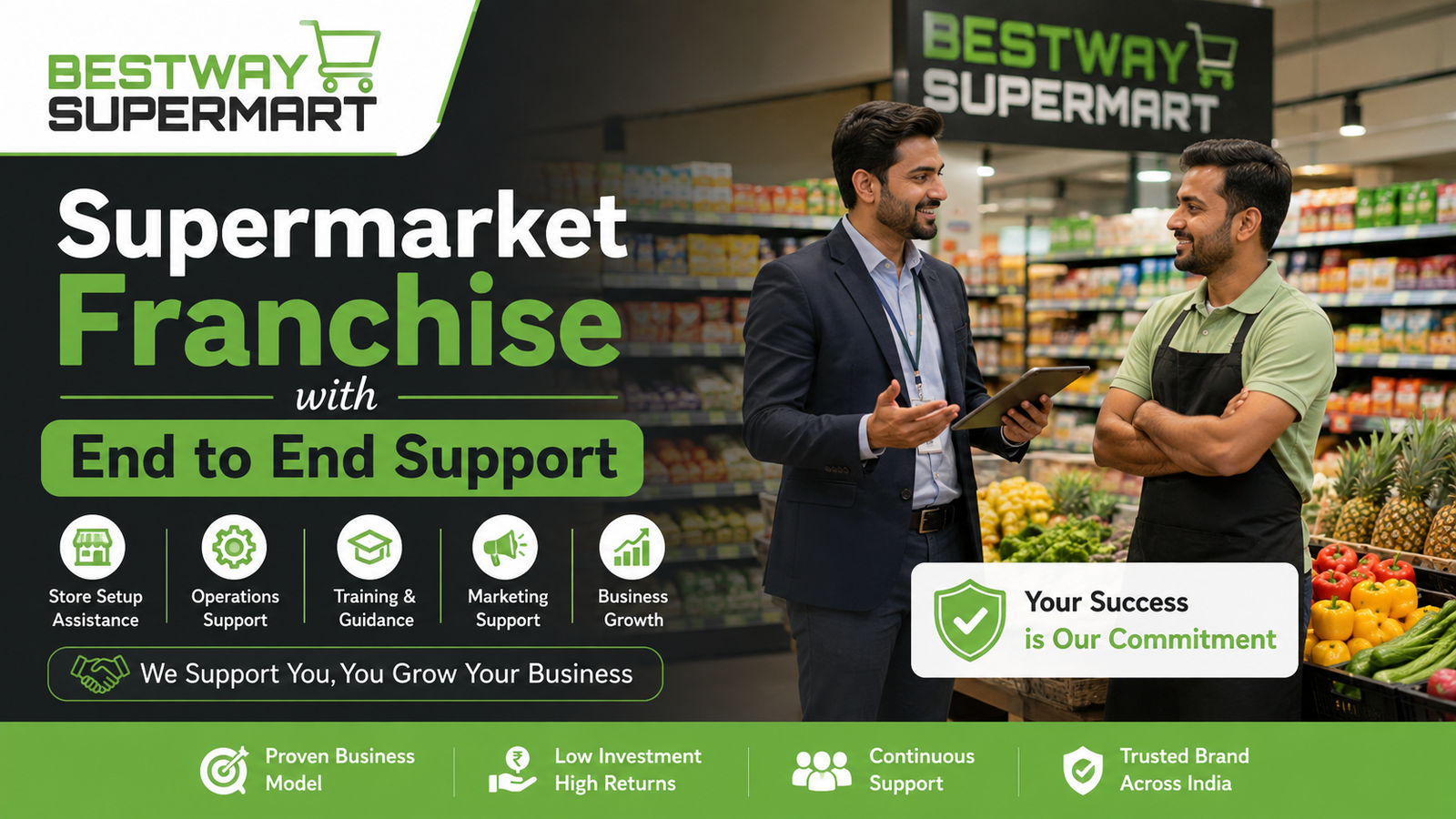 Supermarket Franchise with End to End Support: Build Your Retail Business with Confidence