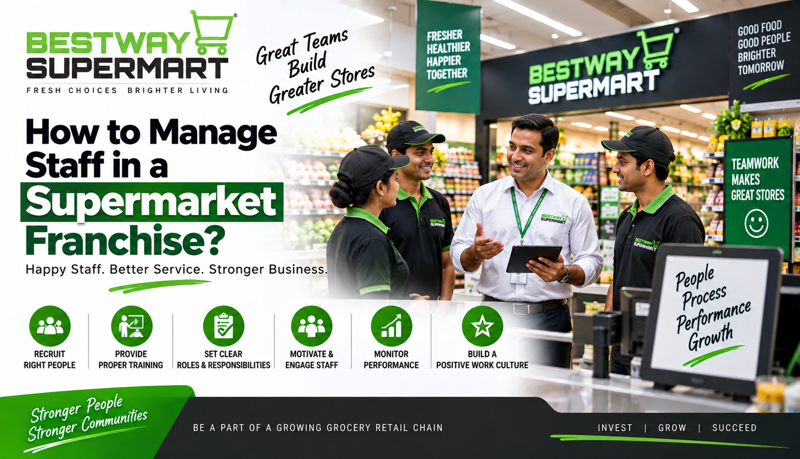 How to Manage Staff in a Supermarket Franchise?