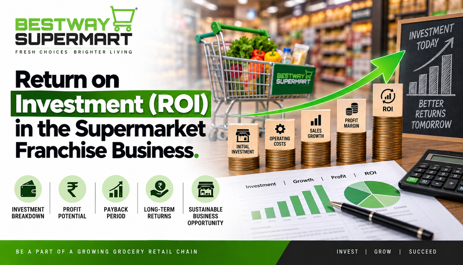Return on Investment (ROI) in the Supermarket Franchise Business