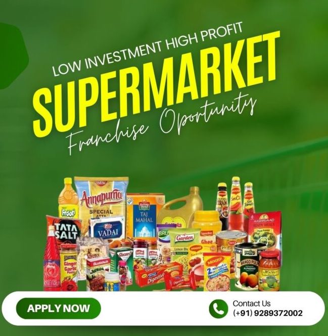 supermarket franchise cost in India store setup