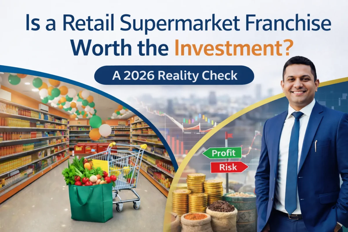 supermarket franchise in India apply process