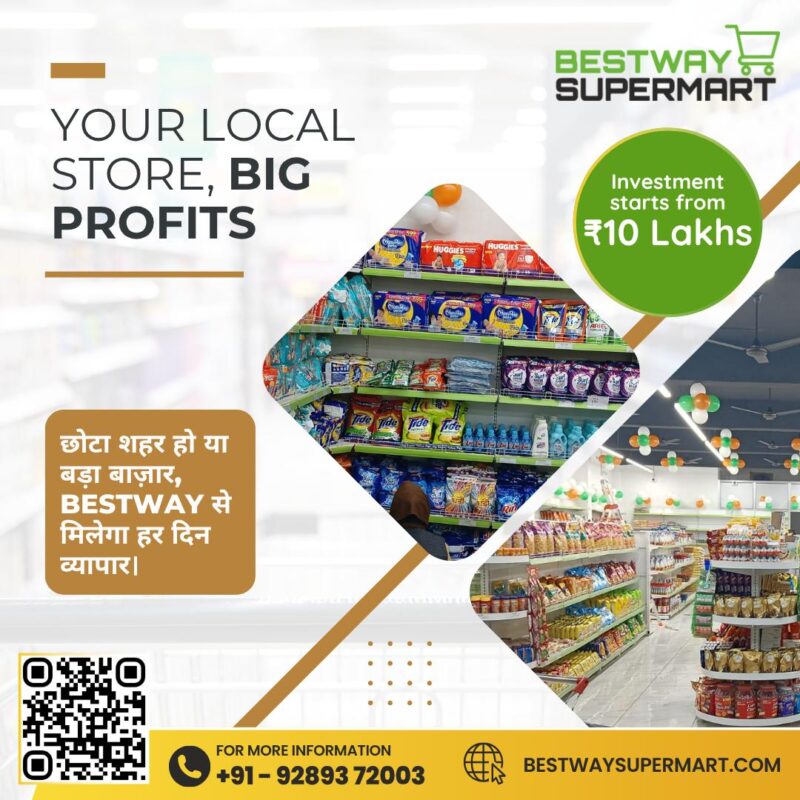 retail business opportunity in India supermarket